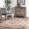 Nuloom Harriet Vintage Medallion Fringe Area Rug 3ft x 5ft KHMC04D-305 - alternate 1